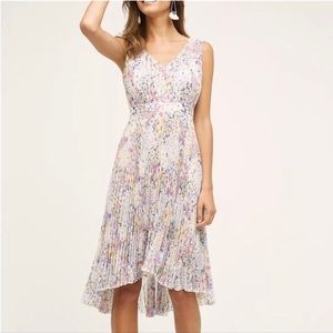 Anthropologie Tracy Reese Floral Pleated Dress